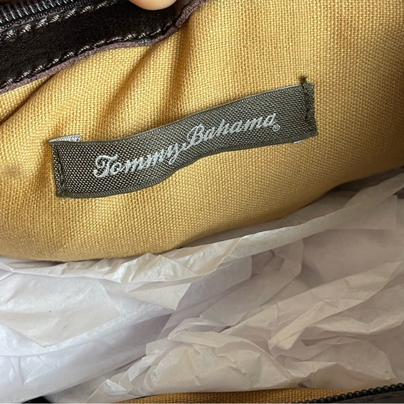 Tommy Bahama Woven Bag TW74246 Napoli 5016 Frappe MSRP $128. - Picture 9 of 11